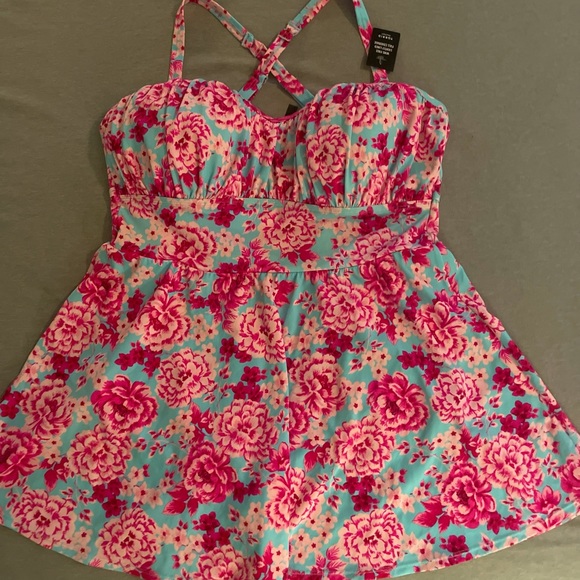 torrid Other - Torrid Floral Swim Dress Size 2 ♥️